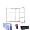 Fabric Pop Up Curved Display for Trade Shows & Business Advertising