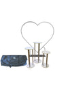 Heart Backdrop Stand with Plinth