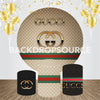 Gucci Fashion Event Party Round Backdrop Kit