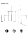 Magnetic Partition Displays - 7 Panel