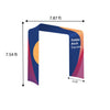 Square shape Tension Fabric Display Arch