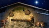 Christmas Stable Print Photography Backdrop