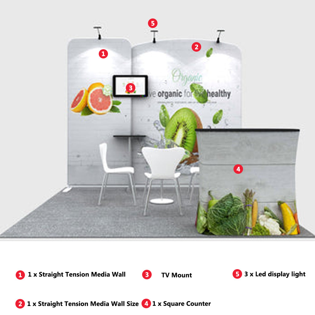 Modular Exhibition Kit for 10ft Wide Booths