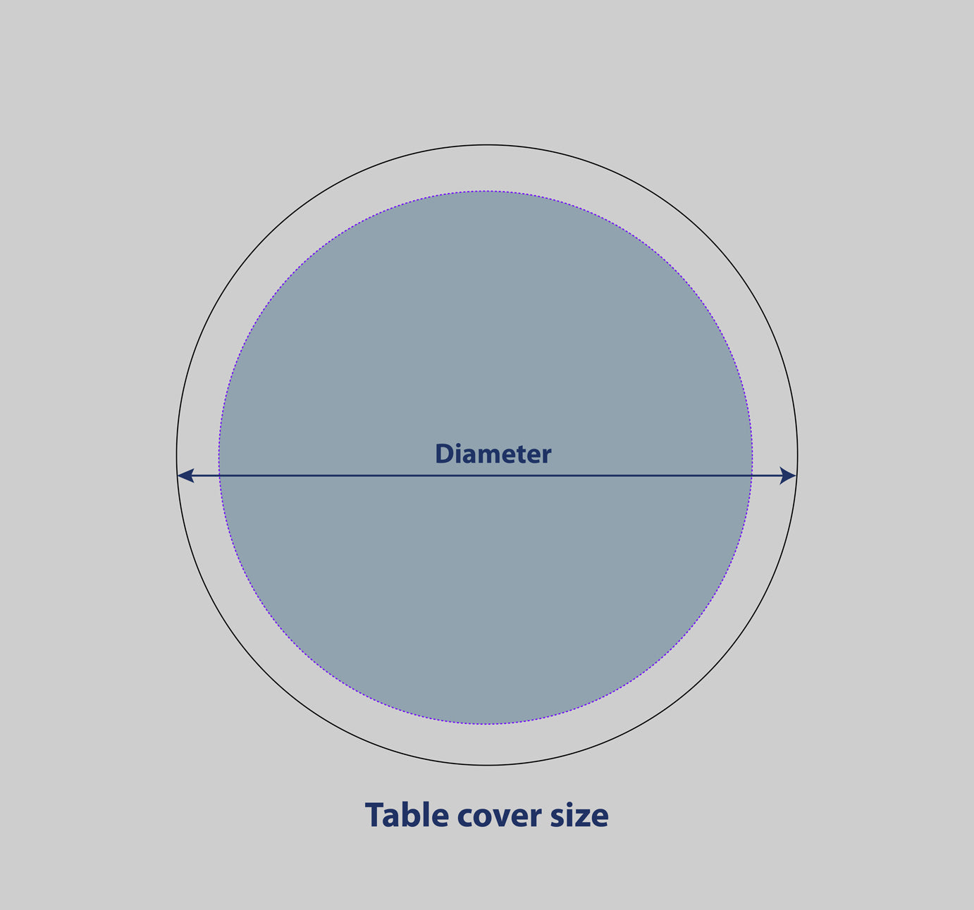 Round Stretch Table Topper