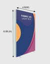 4ft x 6.5ft Frameless SEG Fabric LED Light Box Display