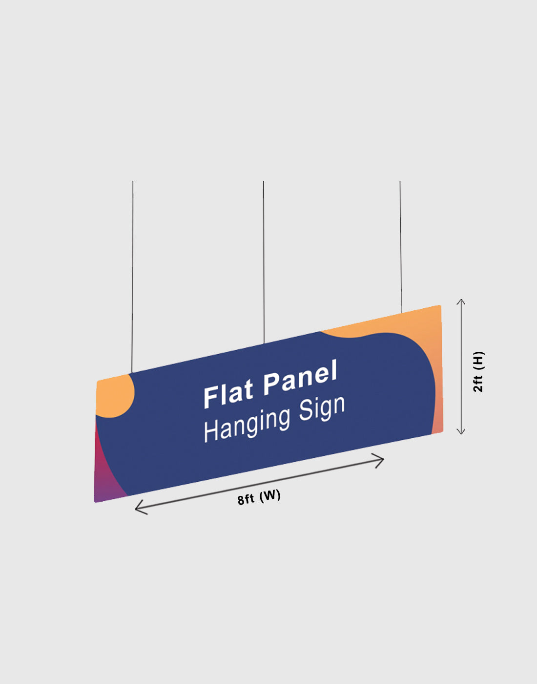 Sky Tube Flat Panel Hanging Banner