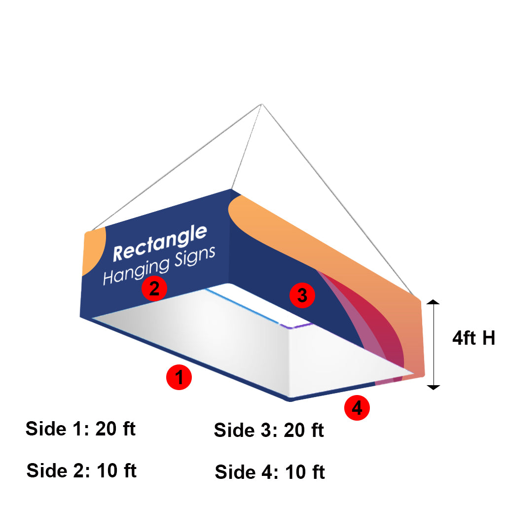 Sky Tube Rectangle Hanging Banner