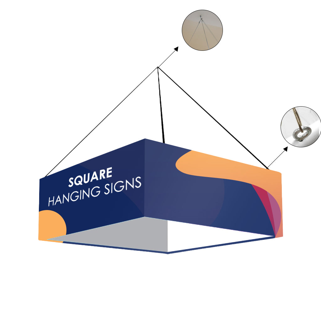 Sky Tube Square Hanging Banner