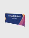 Small Tension Fabric Media Wall - Straight Backdrop