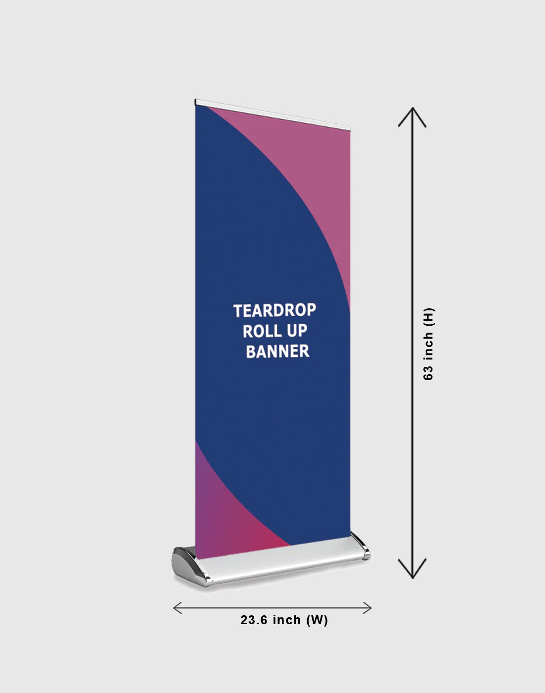 Teardrop Roll Up Banner