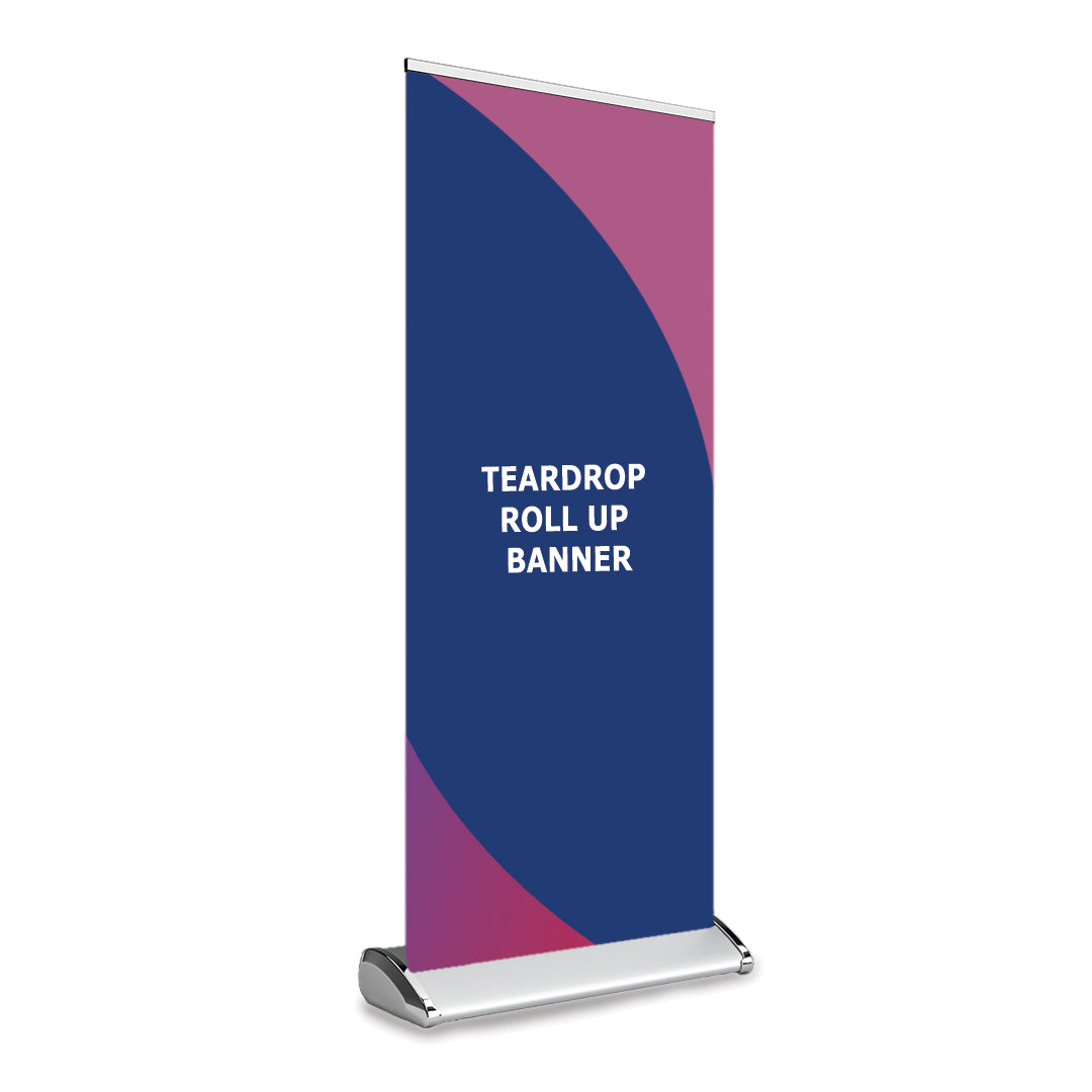 Teardrop Roll Up Banner