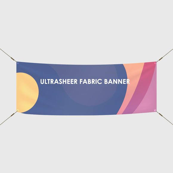 Ultra Sheer Fabric Backdrop Printing
