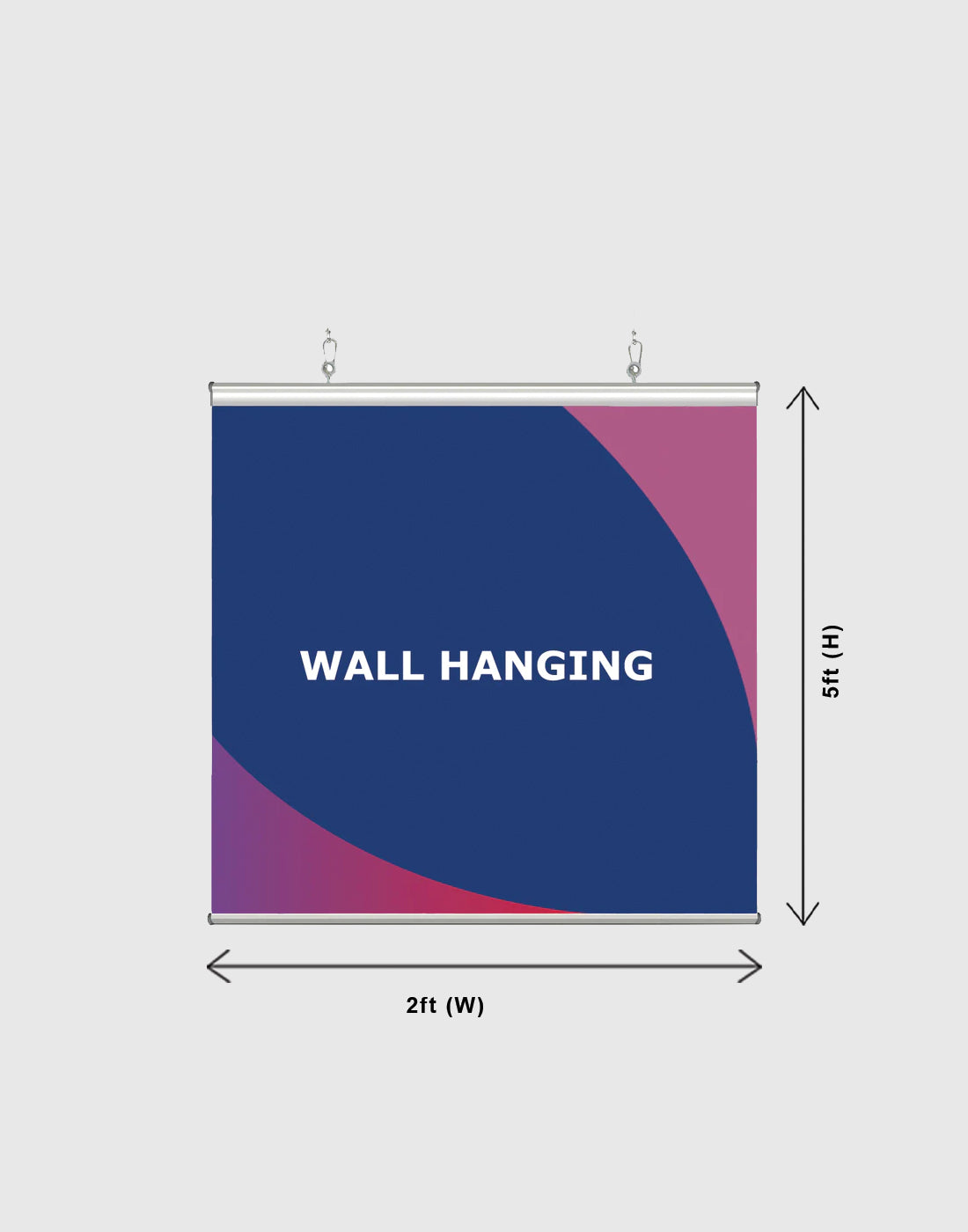 Wall Hanging Backdrop with Clamps ( Customized Options)
