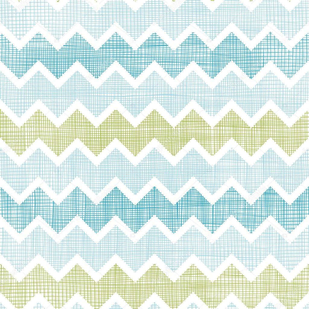 Blue and Green Chevron Print Photography Backdrop