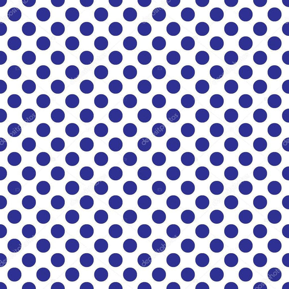 Seamless Vector Blue Polka Dots Print Photography Backdrop