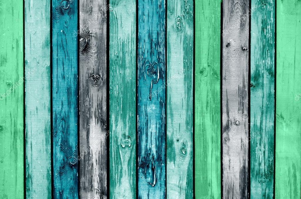 Painted Wooden Planks Print Photography Backdrop