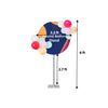 Aluminium Balloon Stand / Question Mark Balloon Stand