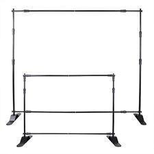 SUPPORT DE FOND RÉGLABLE (3 m L x 2,4 m H)