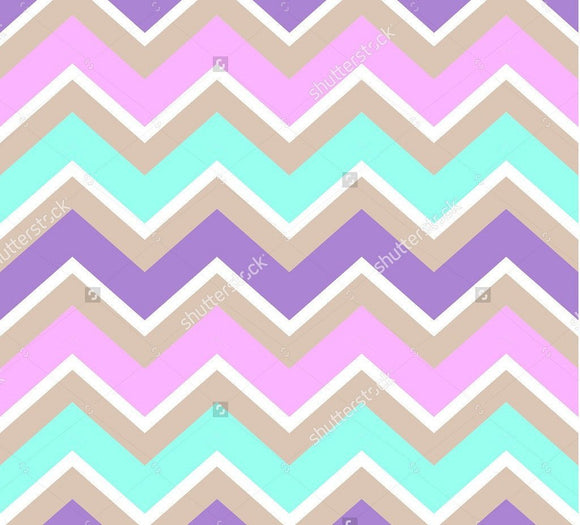 Turquoise White Purple Pink Cream Indelible Print Fabric Backdrop