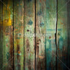 Distressed Green Wood Theme Backdrop